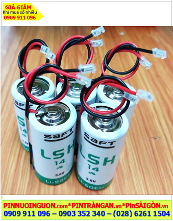 Saft LSH14 (Zắc cắm ĐƠN); Pin nuôi nguồn Saft LSH14 lithium 3.6v C 5500mAh chính hãng _Xuất xứ Pháp